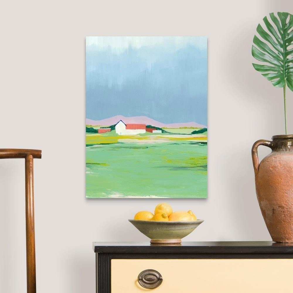 Spring Fallow I Canvas Reproduction - 3