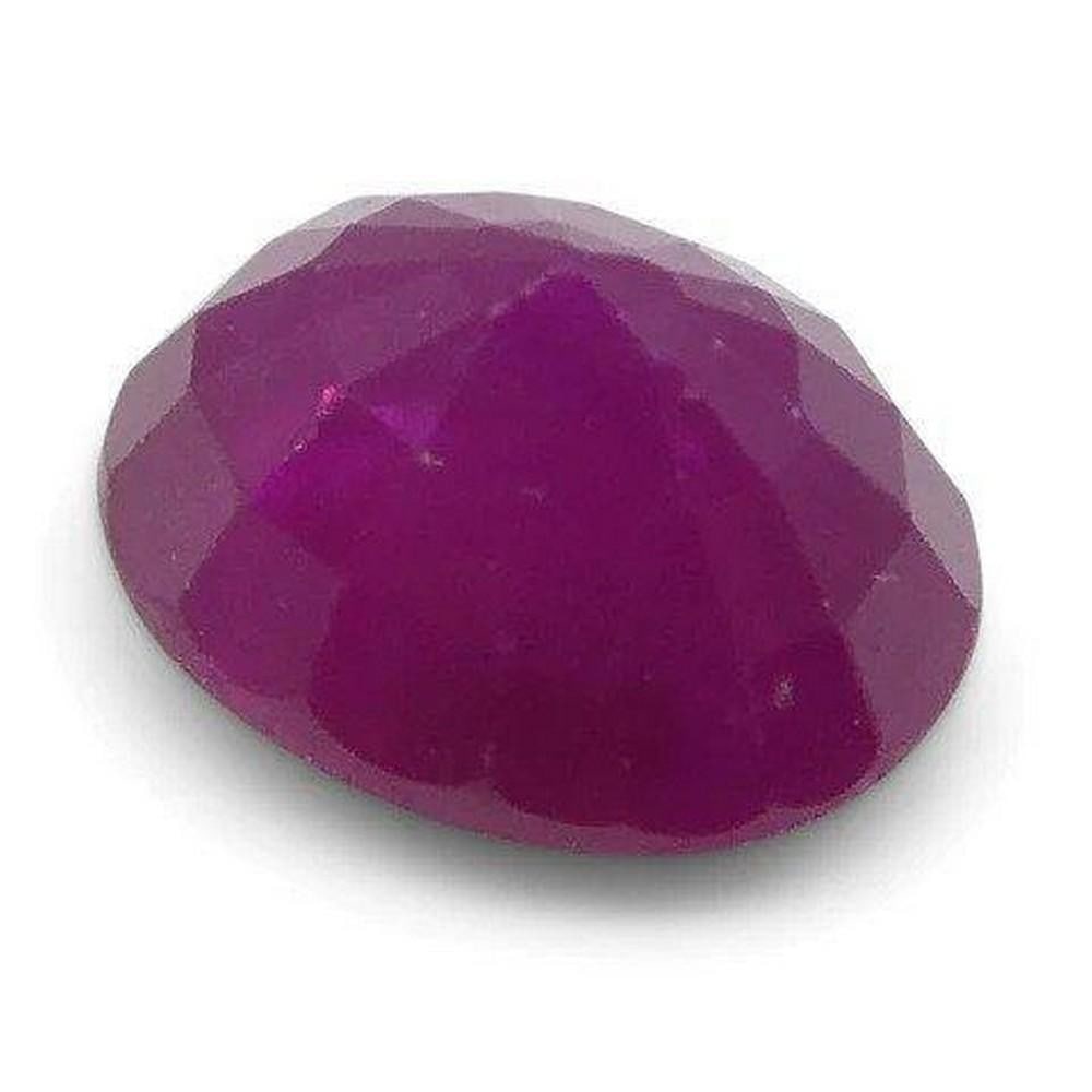 0.78ct Oval Cut Burma Ruby - 3