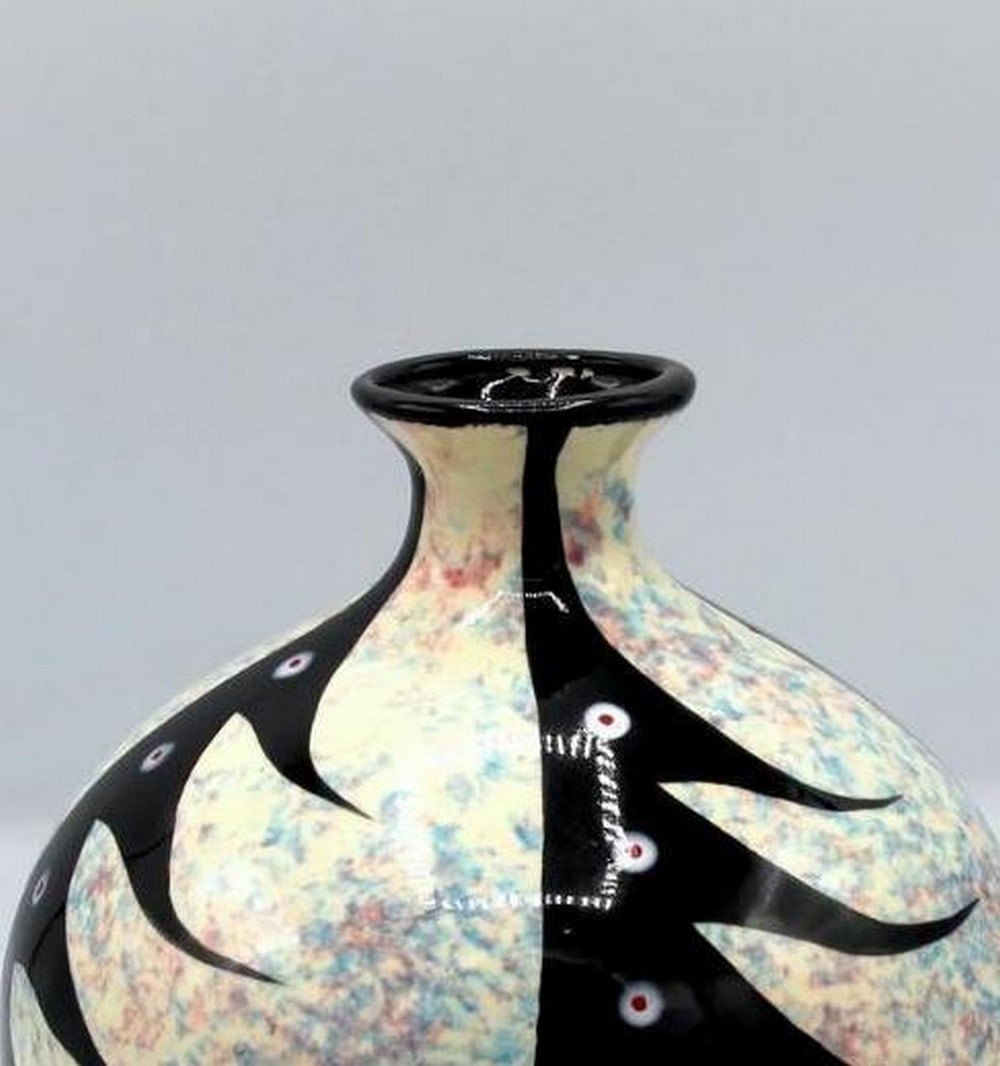 Alberta Clay Multicolor Bubble Vase - 2