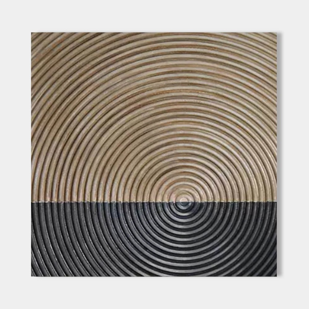 Wasabi-Sabi Inspired Brown & Black Textured Wall Art Canvas Painting: Wasabi-Sabi Inspired Brown & Black Textured Wall Art Canvas Painting Inspired by the philosophy of Wabi-Sabi, this brown and black textured wall art canvas painting embraces the beauty of imperfe