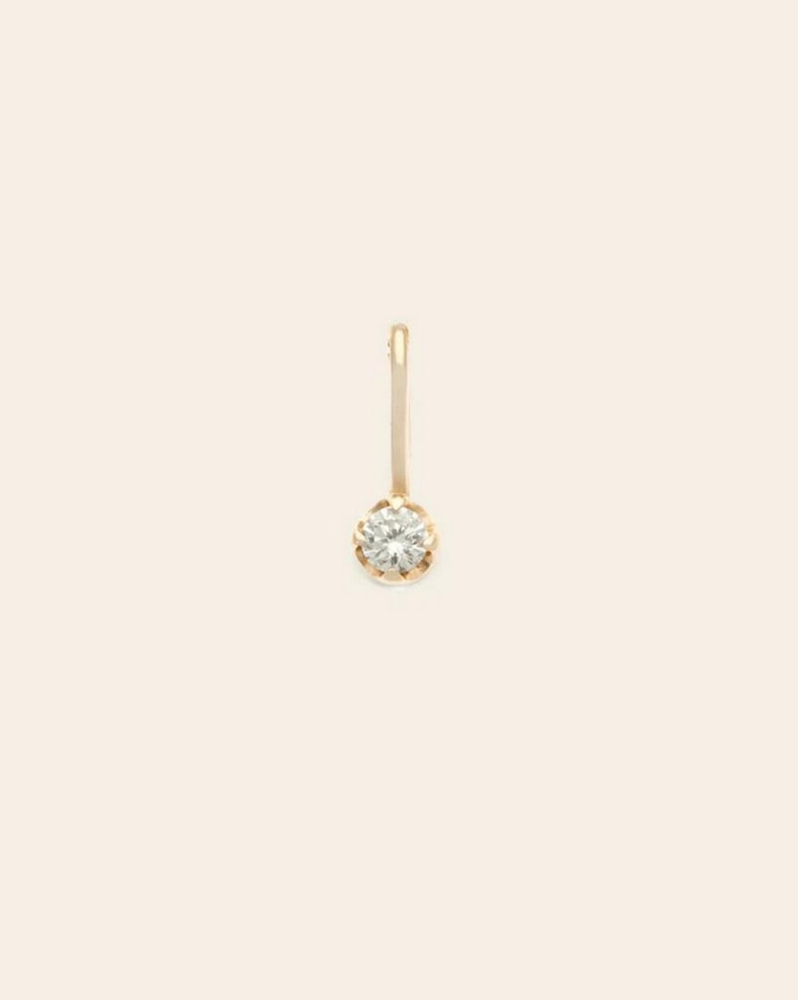 14k Solid Gold 2mm Diamond Pendant: 14k Solid Gold 2mm Diamond Pendant Elevate your everyday necklace stack with the 2mm diamond pendant, adding a touch of effortless luxury that's perfect for any season, occasion, or moment. Crafte
