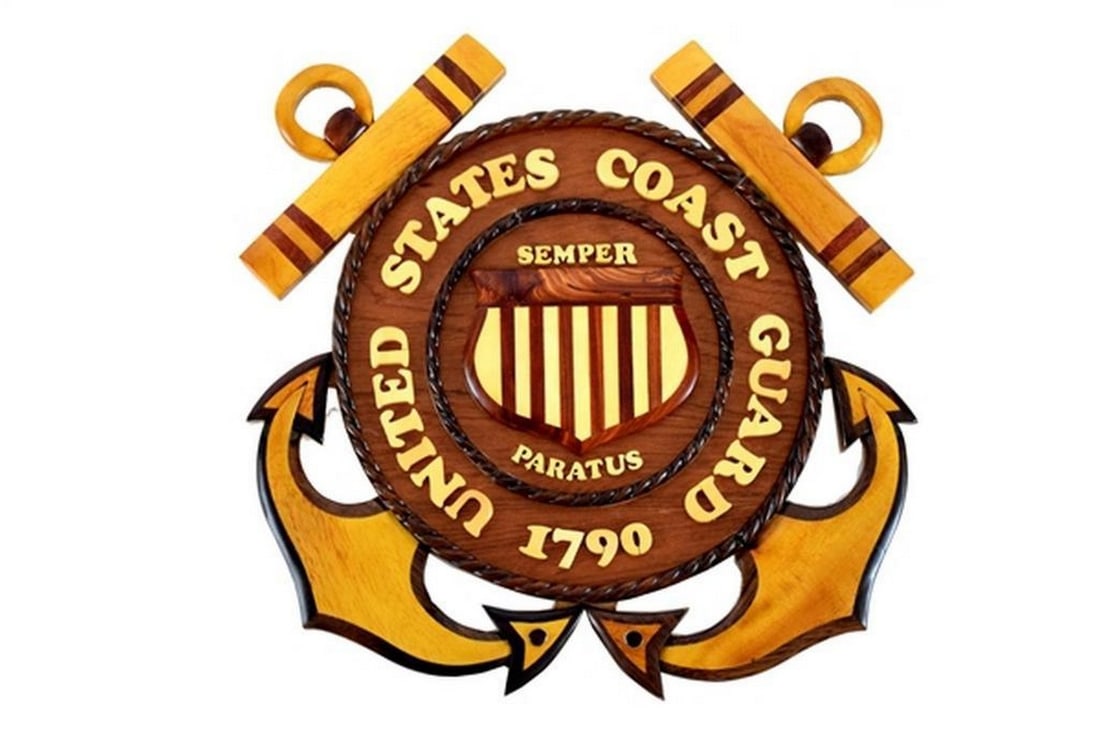 United States Coast Guard Wall Plaque – Handcrafted Mahogany Seal: United States Coast Guard Wall Plaque – Handcrafted Mahogany Seal Honor service and tradition with this finely handcrafted United States Coast Guard wall plaque. Made from the finest Philippine mah