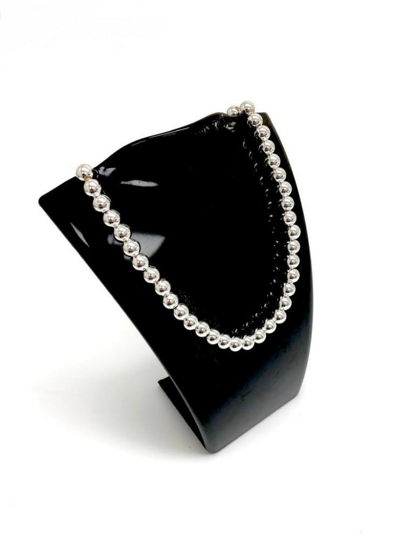 High Quality Pearl Inspired Sterling Silver Necklace: High Quality Pearl Inspired Sterling Silver Necklace Please view photos for further details.