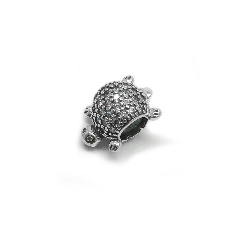 Sterling Silver Turtle Charm Bracelet Bead (1 of 3)