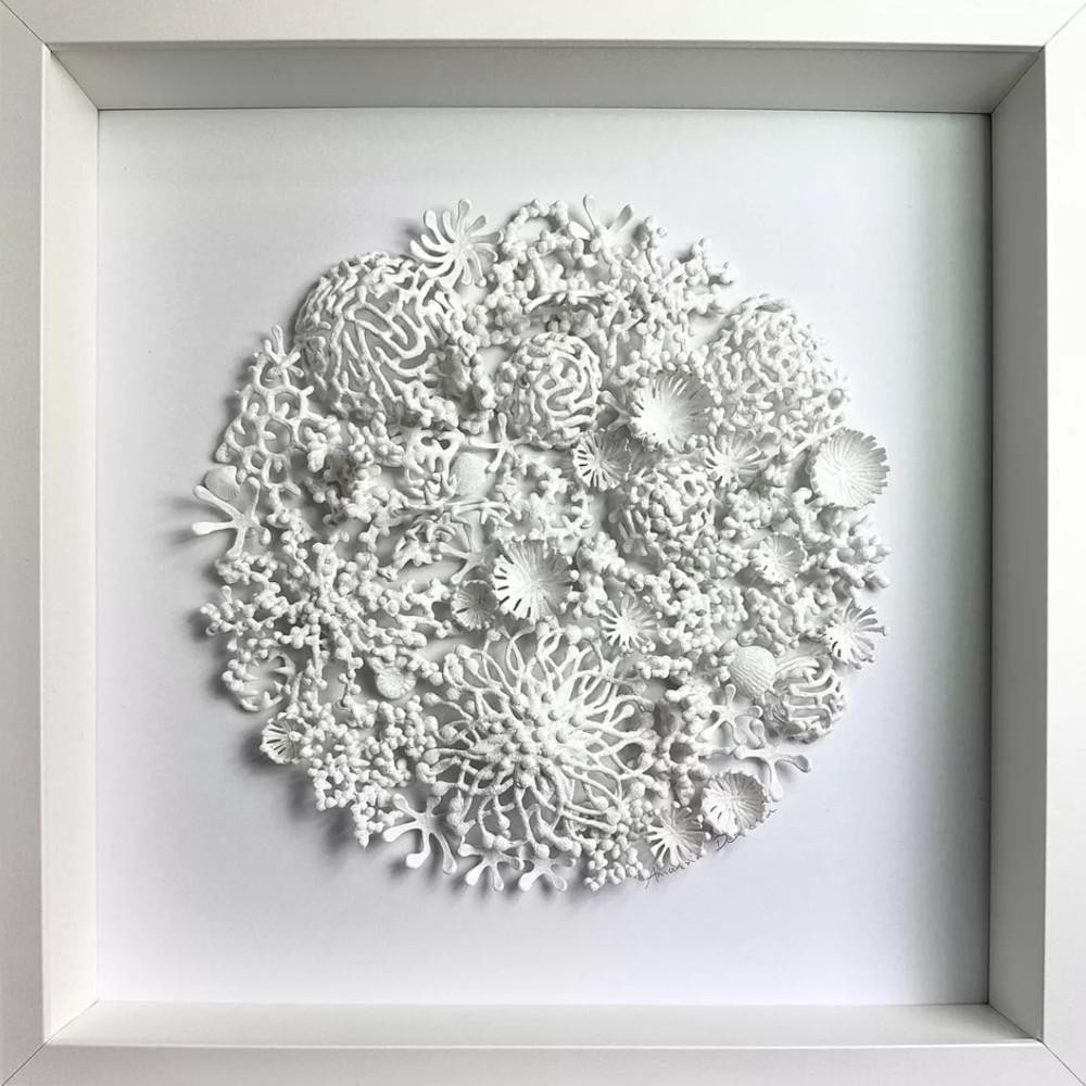 ‘Reef’ Mixed Media Wall Art by Amanda Deadman (1 of 3)