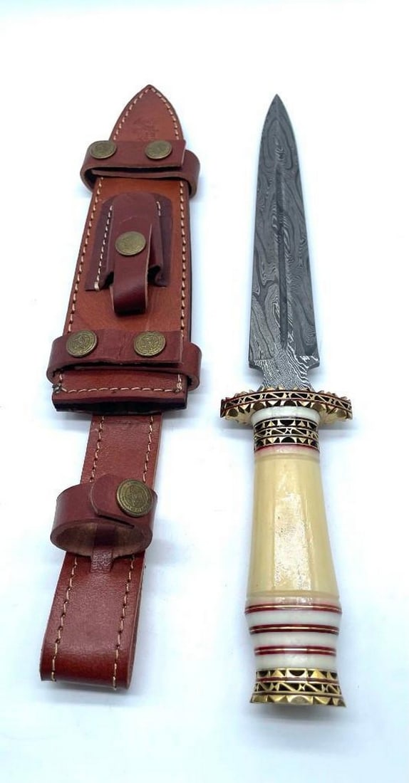 Dawn Bringer Damascus Dagger - 3
