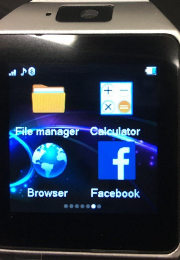 Touch Screen Smartwatch with Camera & Multi-Function Apps - 7