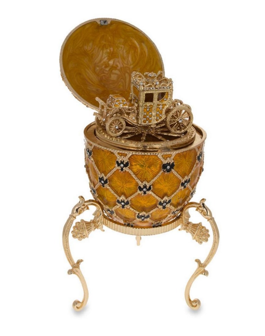 1897 Imperial Coronation Royal Russian Inspired Egg (1 of 3)