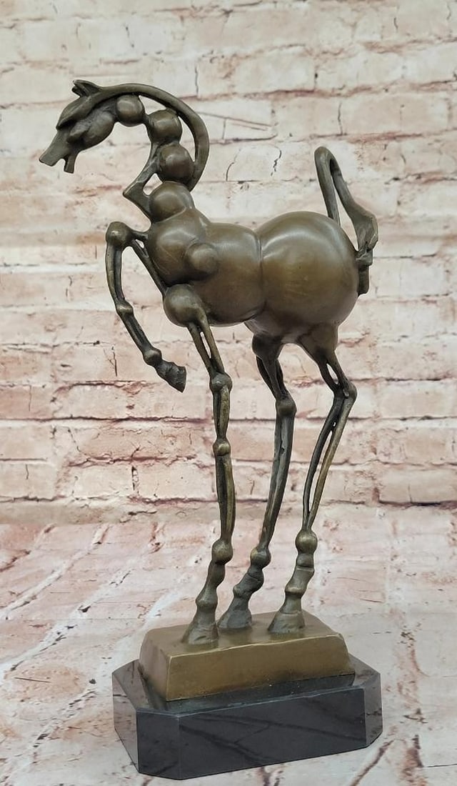 Surreal Horse Bronze Sculpture - 13" x 8": Surreal Horse Bronze Sculpture - 13" x 8" The Surrealist master Salvador Dalí created an expansive body of work that spans paintings, sculptures, and multimedia. His style is as imaginative a