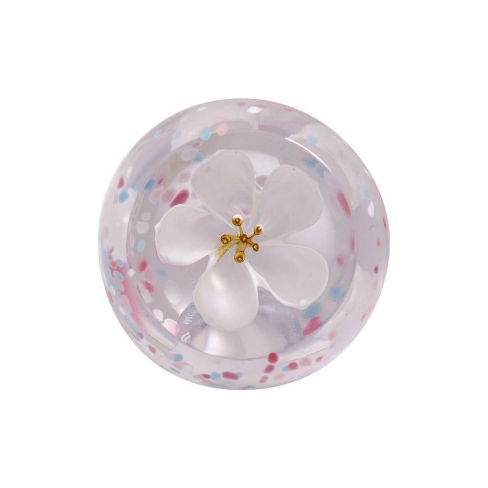 Ivory Petal Bloom Paperweight (1 of 1)