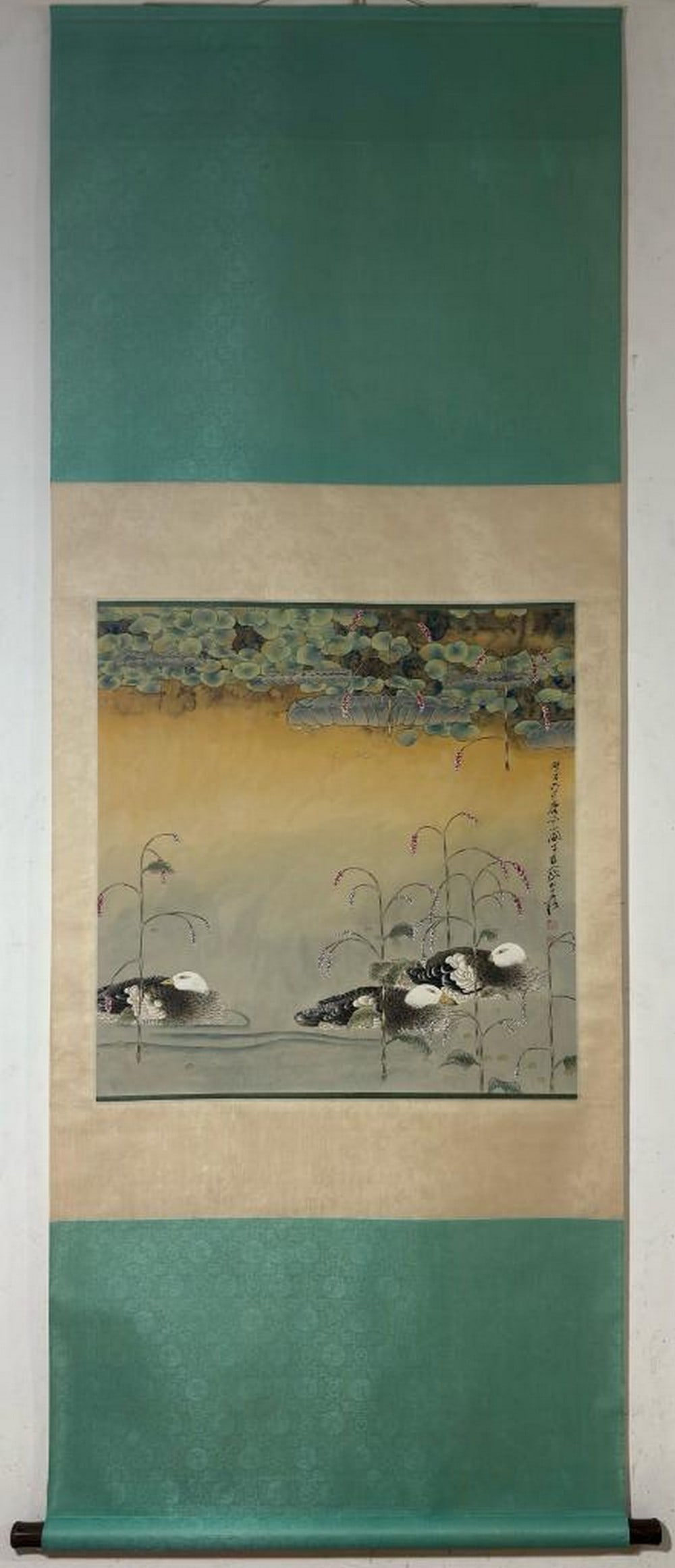 Tranquil Waters Inspired Scroll Hand Painting (1 of 6)