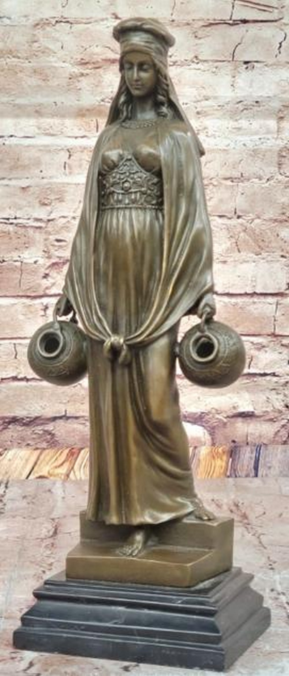 Journey to the Spring Bronze Sculpture Reproduction- 15" x 5.5" (1 of 8)