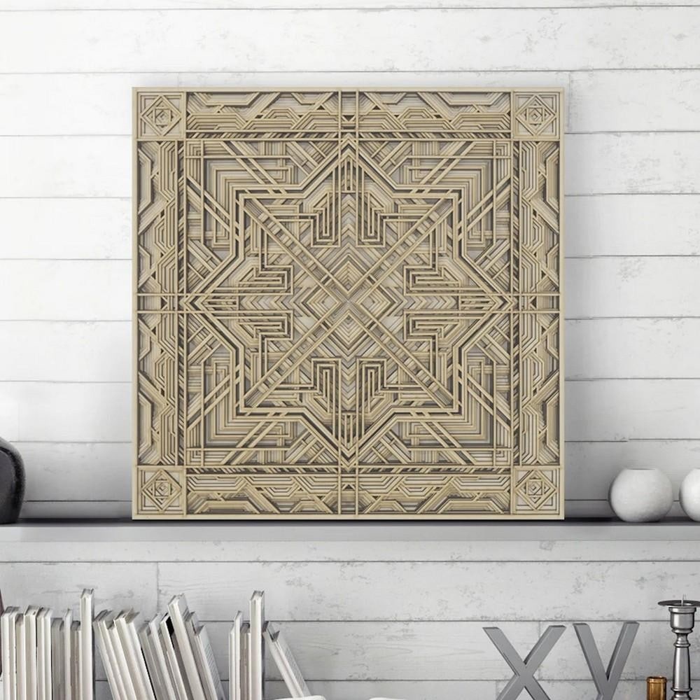 Regal 3D Multi-Layer Wooden Wall Art (1 of 7)