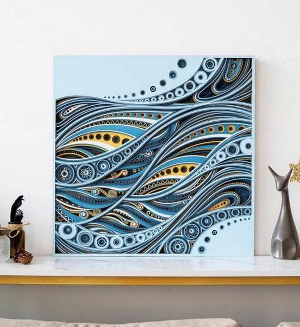 Ethereal Ribbon Multi-Layer Wood Wall Art (1 of 5)