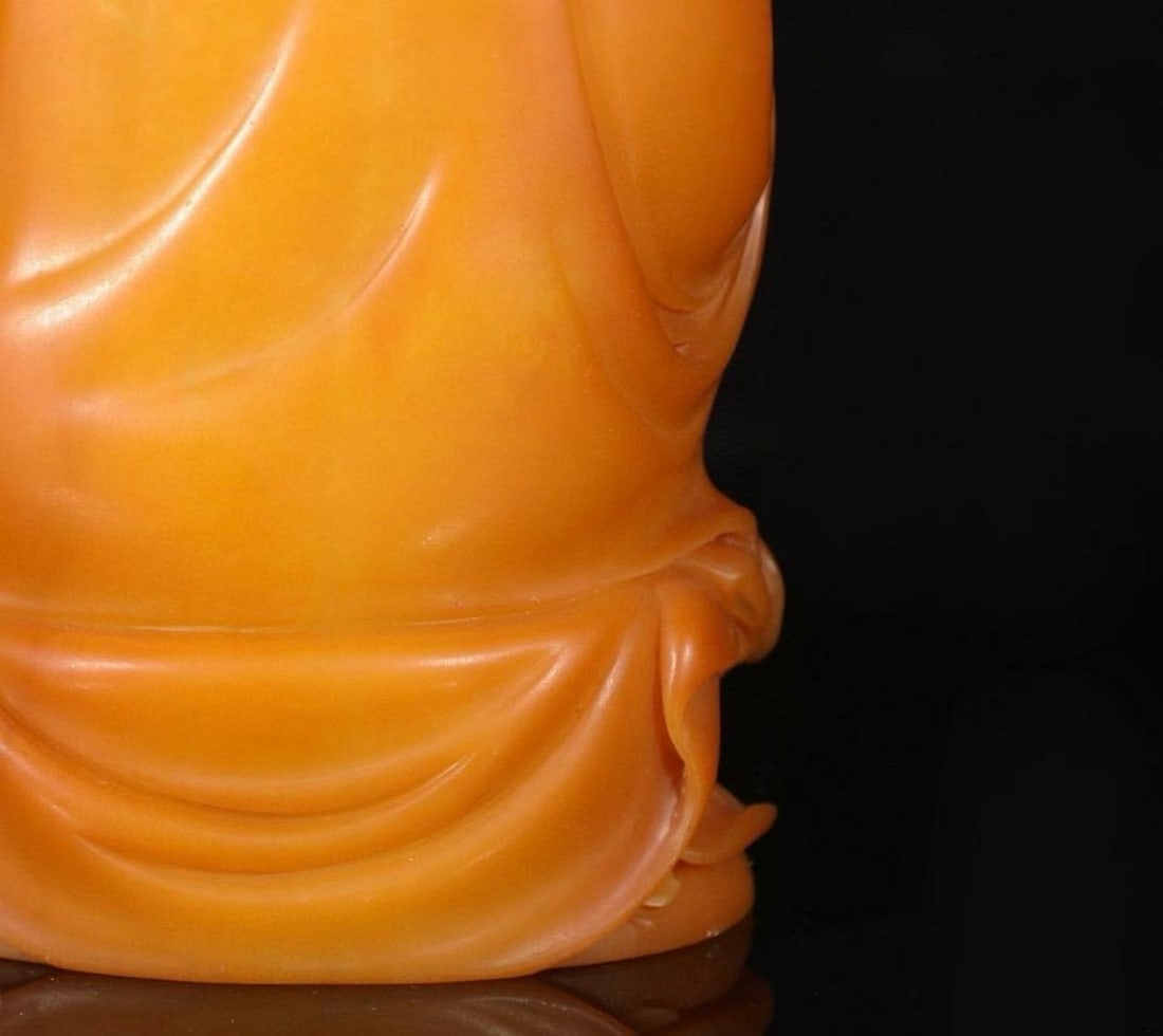 Guanyin Statue Holding A Bottle - 5