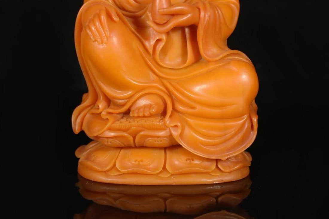 Guanyin Statue Holding A Bottle - 6