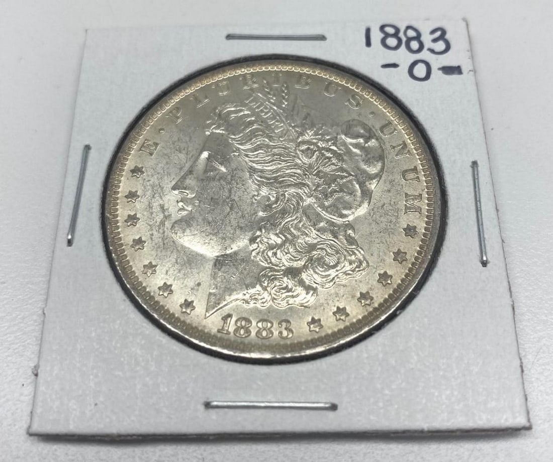 RARE O 1883 MORGAN SILVER US DOLLAR (1 of 2)