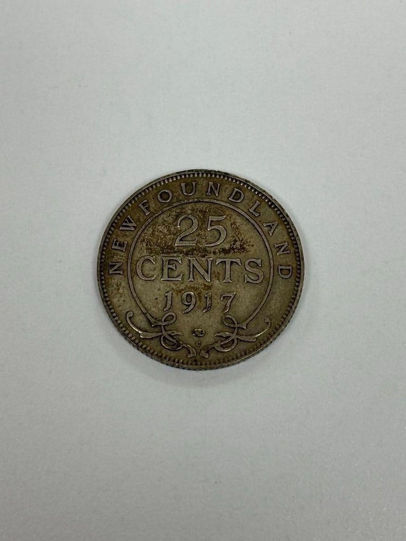 1917 George V 25 Cent Coin (1 of 2)