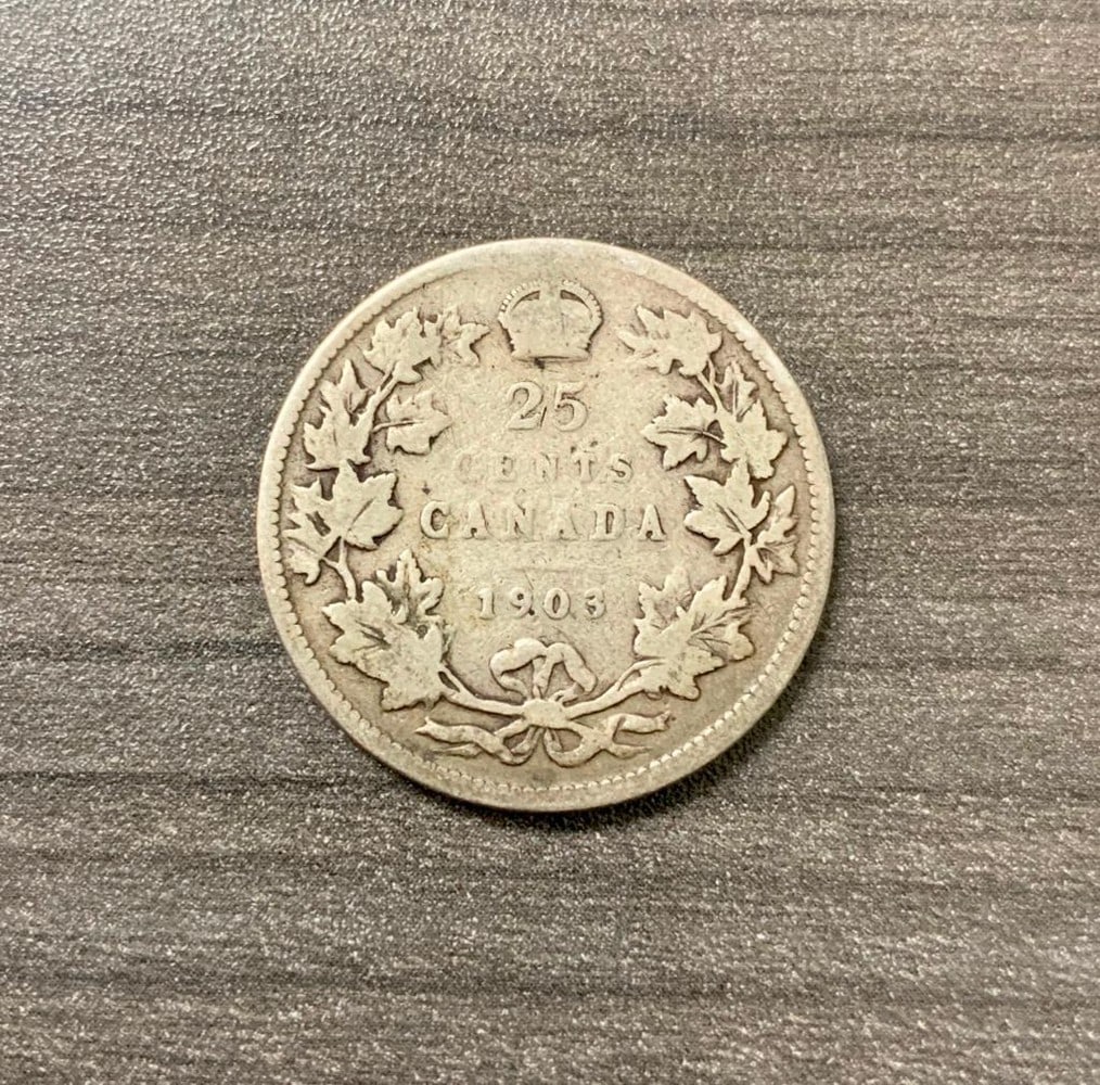 1903 25 CENTS - EDWARD VII (1 of 2)