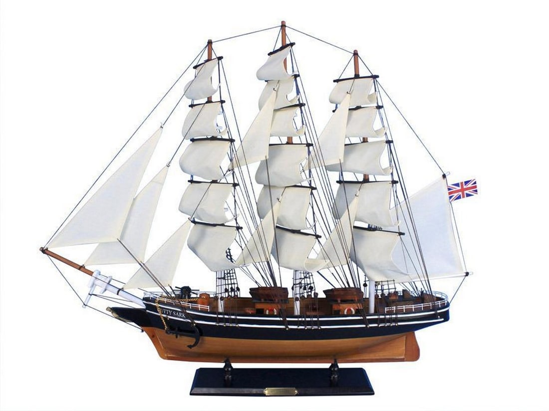 30" Wooden Cutty Sark Tall Model Clipper Ship (1 of 1)