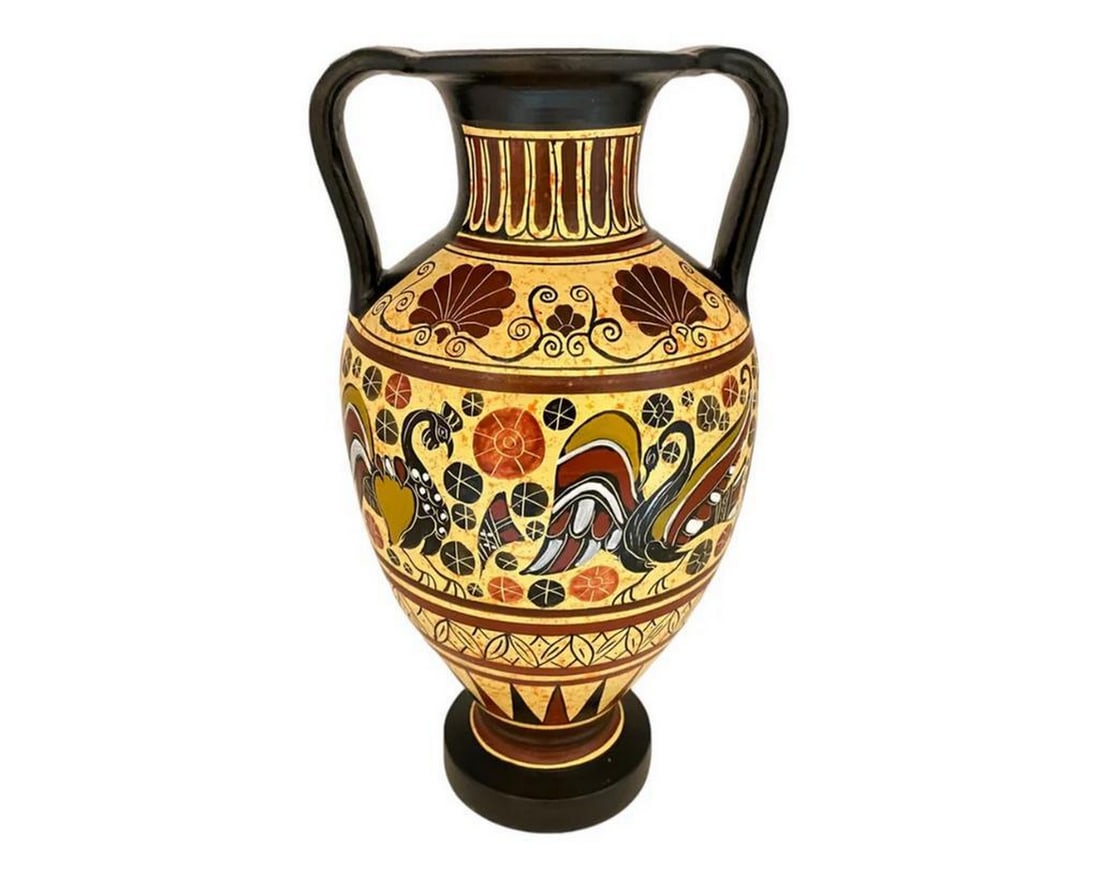 Ancient Greek Pottery Amphora - Corinthian Art Replica (1 of 4)