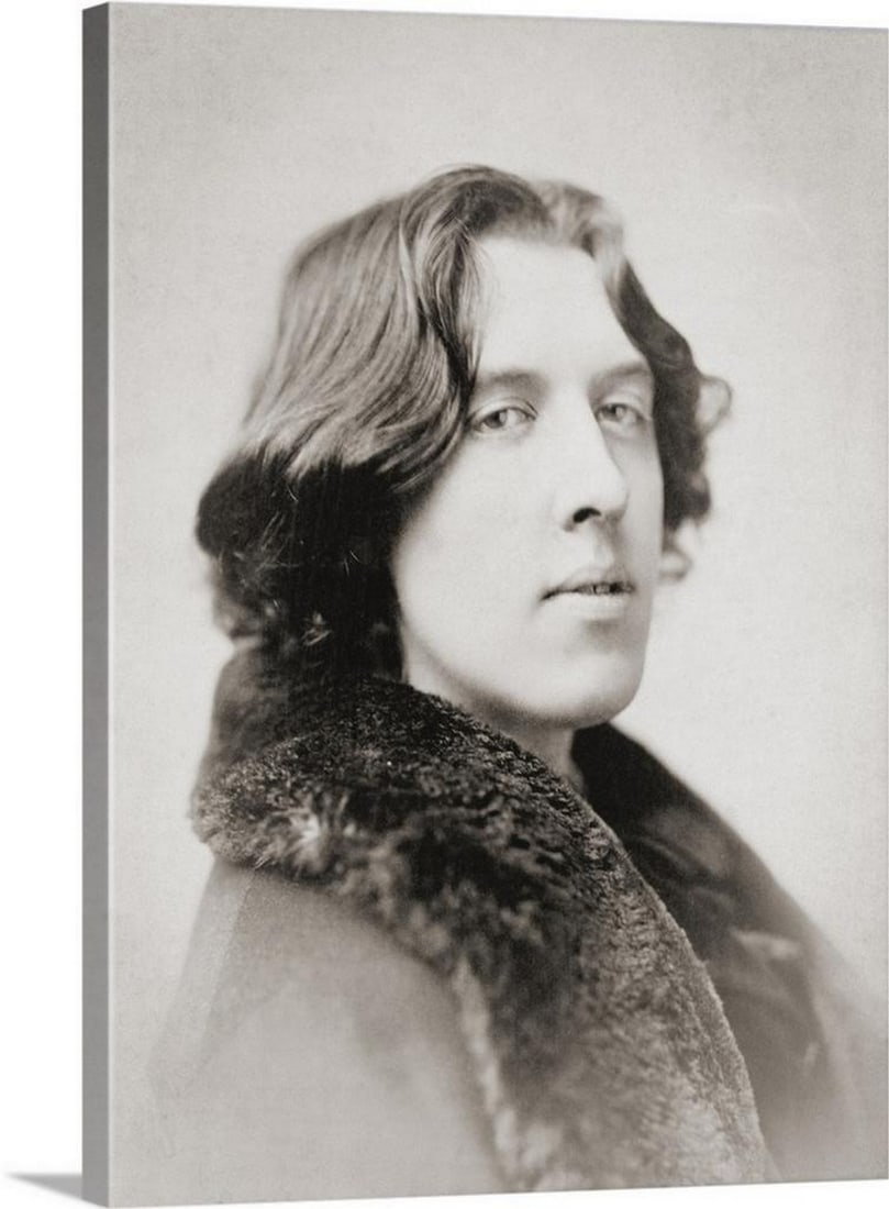 Oscar Wilde Canvas Reproduction – 18" × 24" (1 of 2)