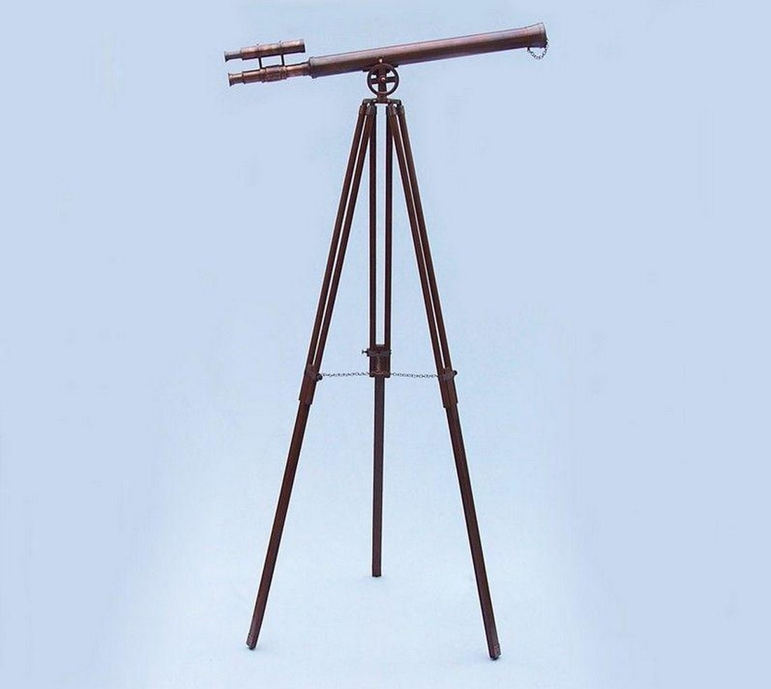 64" Floor Standing Antique Copper Griffith Astro Telescope (1 of 5)