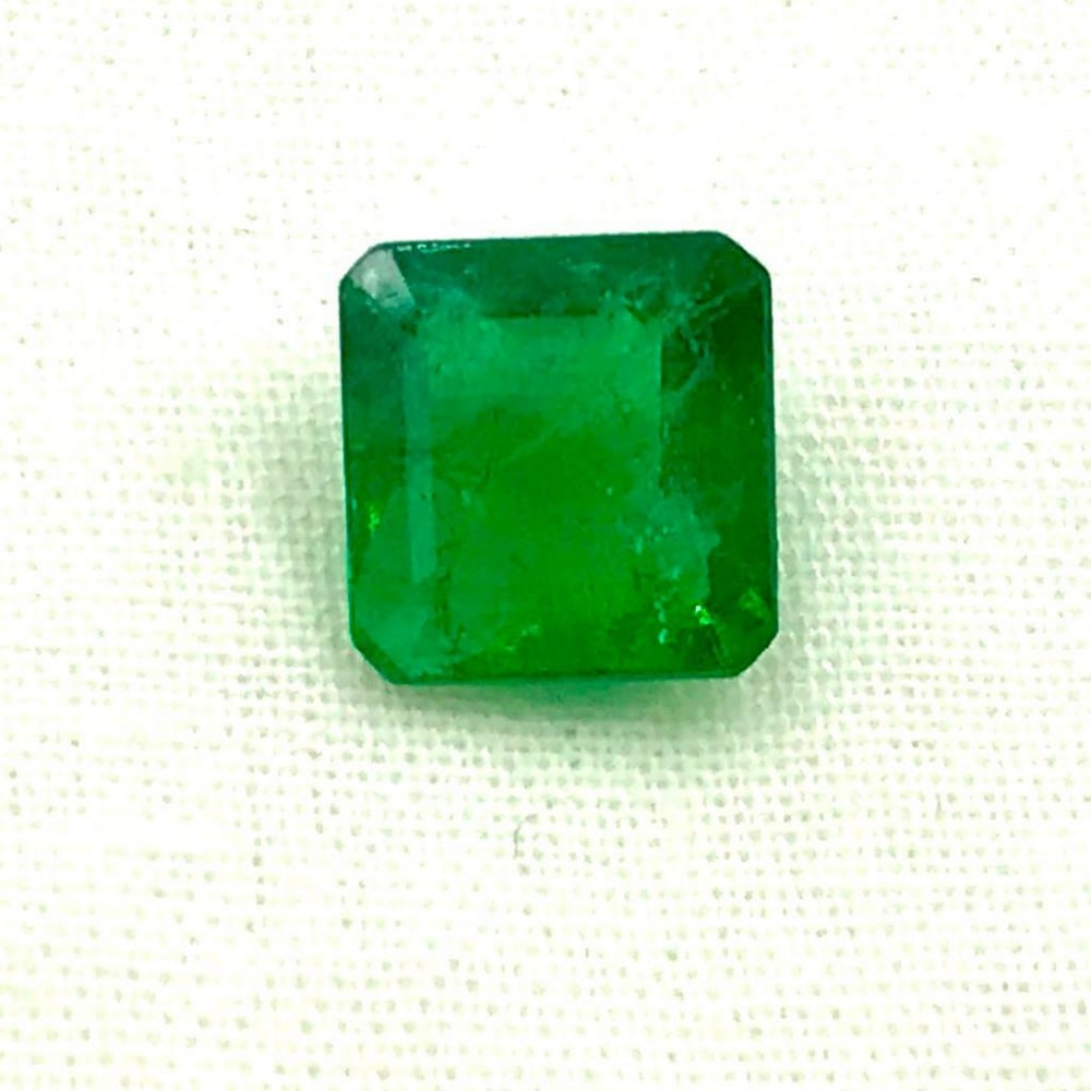 2.18ct Emerald Octagon Faceted Gemstone (1 of 2)