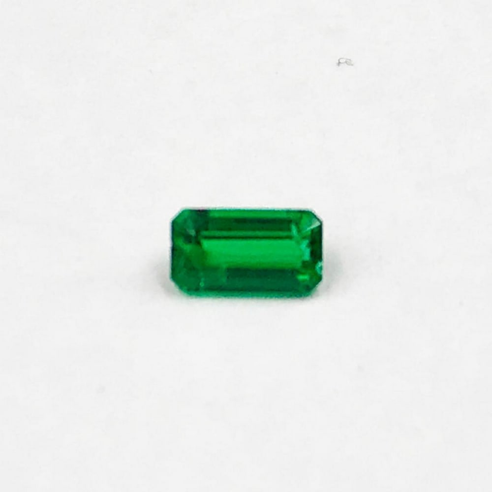 0.23ct Faceted Emerald Octagon Gemstone: Faceted Emerald Octagon For many, emerald is considered to be the symbol of rebirth. It is also believed to represent good fortune, youth, balance, growth, peace, and foresight Size- 4 x 3 mm, 0.23 ct