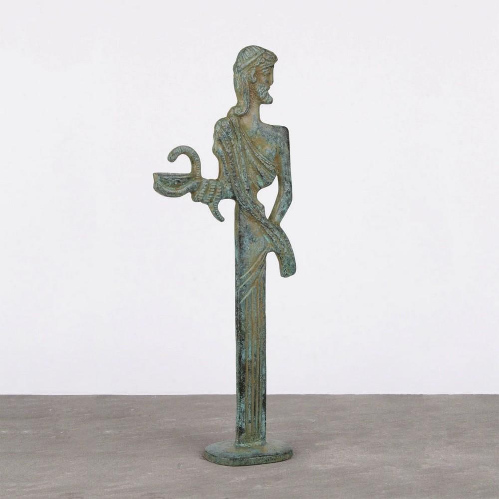 Asclepius Statue Bronze Sculpture - (0.9lbs) (1 of 3)