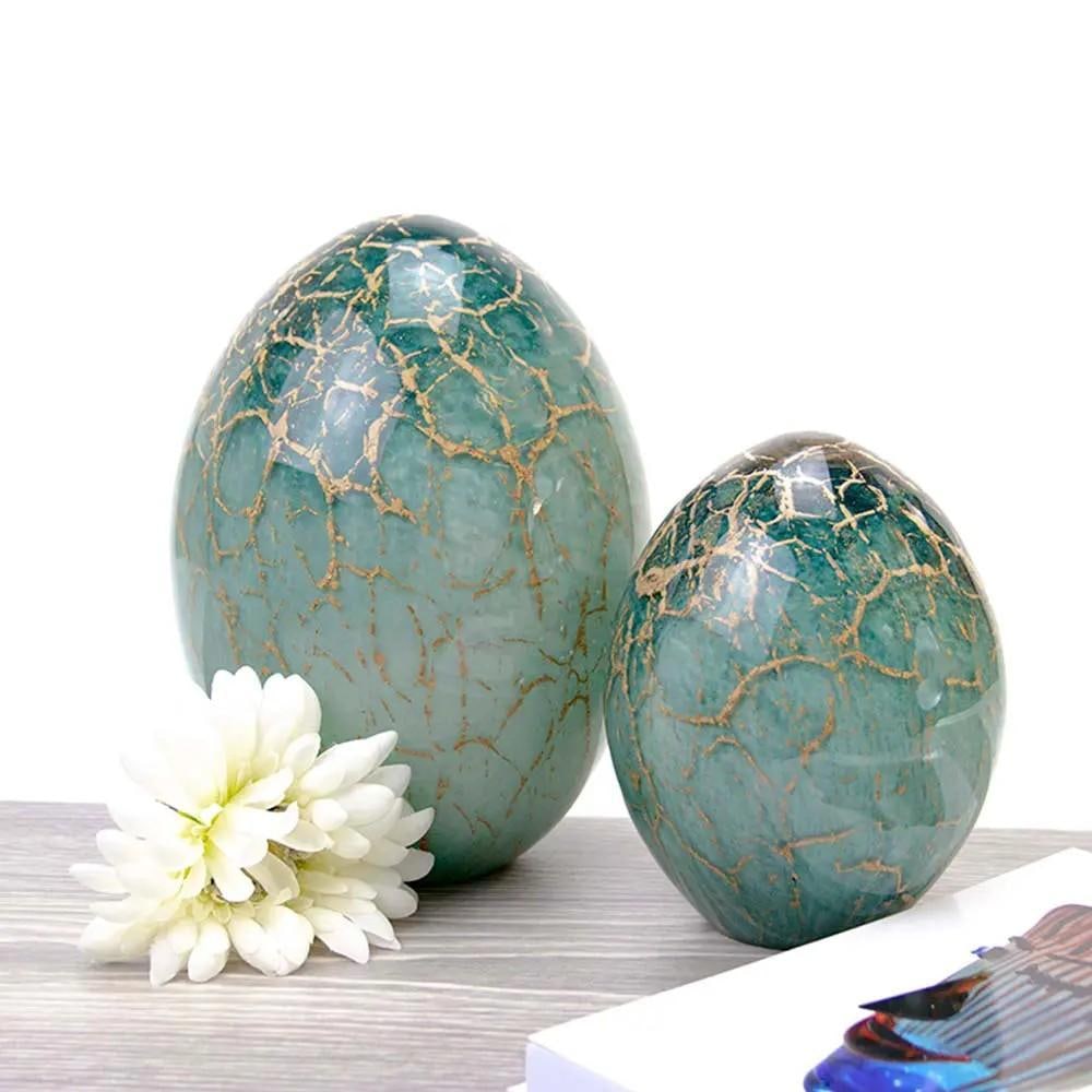 Oval' Green Glass Keepsakes by Loranto Glass (1 of 1)