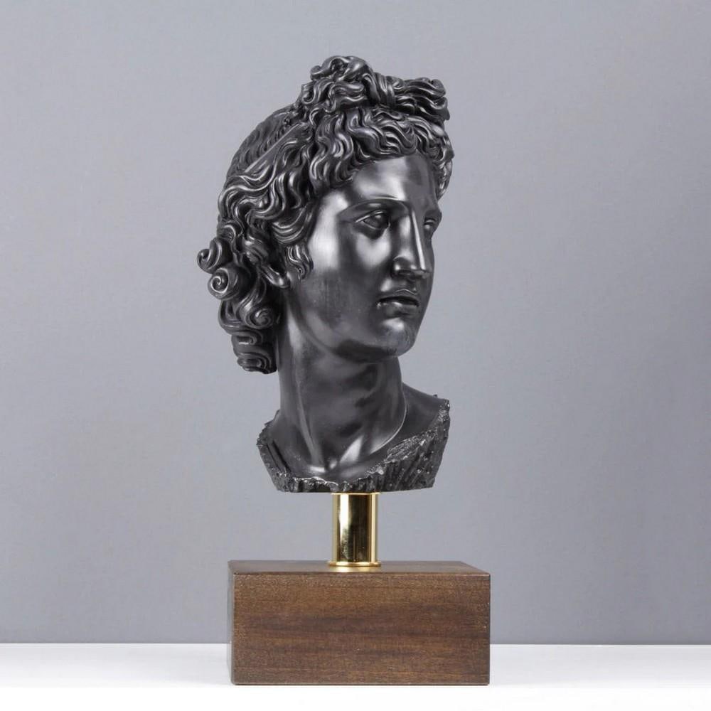 Apollo Bronze Sculpture – God of Music, Healing, and Poetry - (12.3lbs): Apollo Bronze Sculpture – God of Music, Healing, and Poetry - (12.3lbs) Celebrate the timeless elegance and divine attributes of the Sun God Apollo with this exquisite bronze sculpture. Apollo, the 