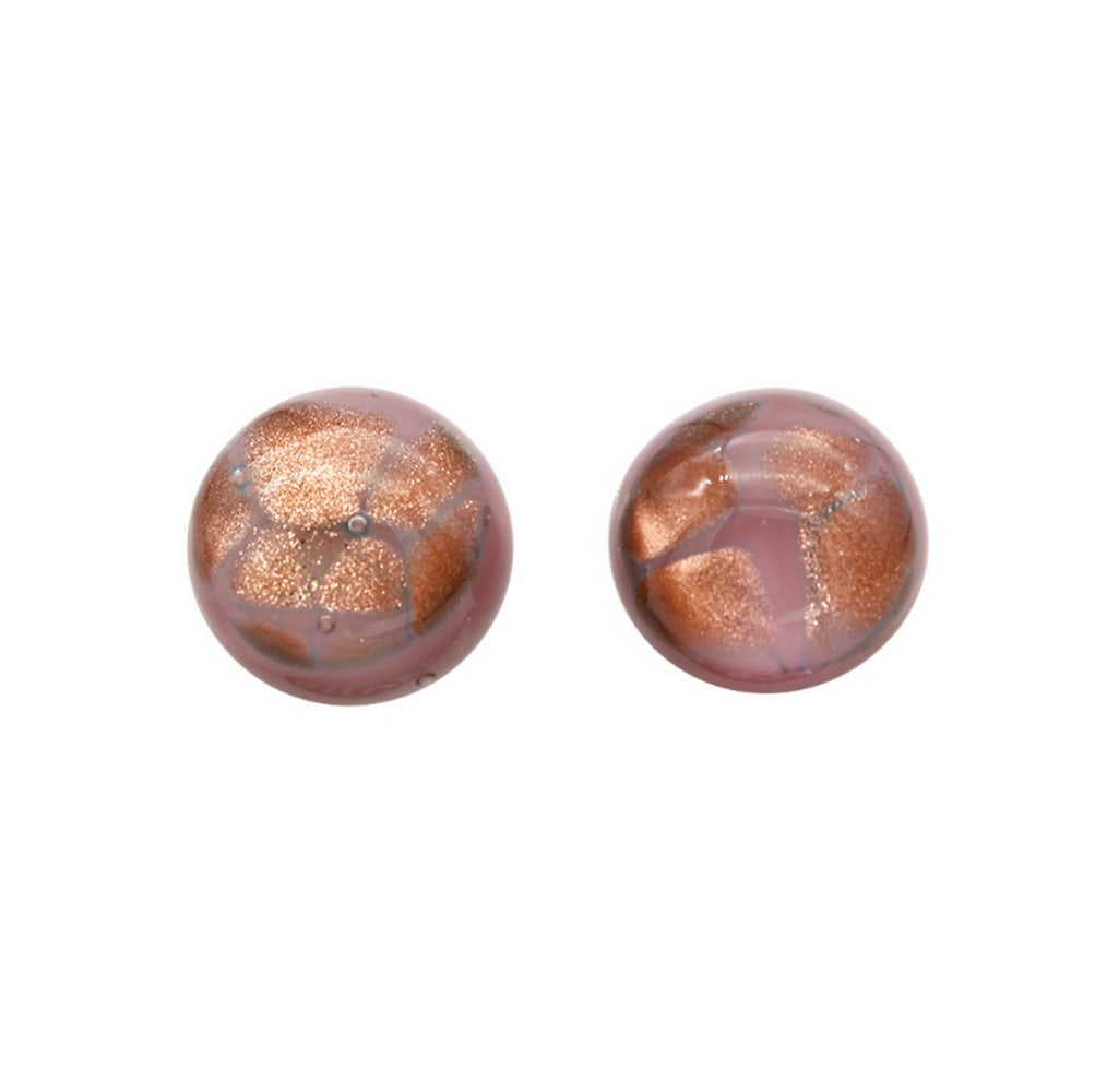 Pink Drop Earrings – Murano Venetian Glass: Pink Drop Earrings – Murano Venetian Glass These earrings are handmade with aventurine glass decoration, adding elegance and a touch of luxury. They feature captivating colors and stunning textures,