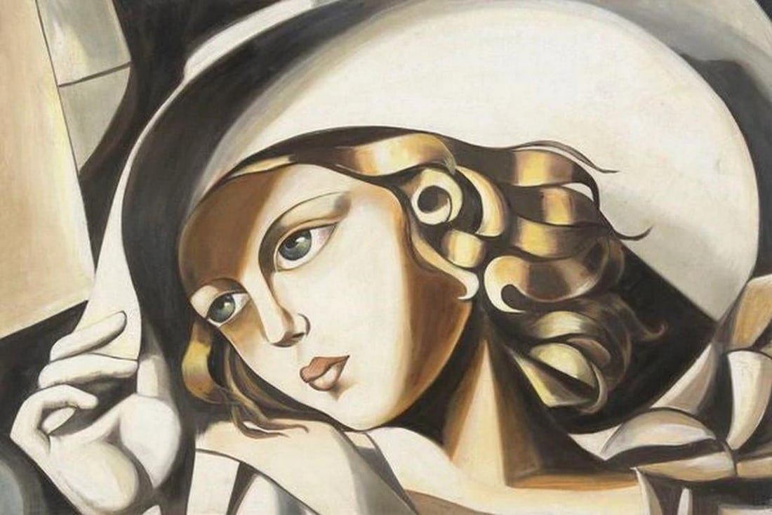 Elegant Young Lady with Gloves Fresco Painting: Elegant Young Lady with Gloves Fresco Painting The 'Young Lady with Gloves Contemporary Fresco' is one of our unique Contemporary Fresco Paintings, crafted by qualified Masters of Arts. Fresco