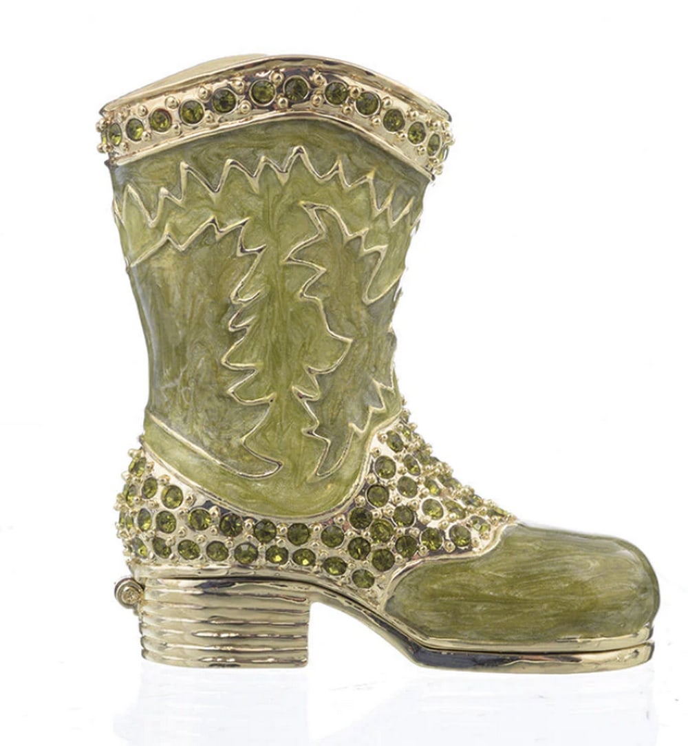 Green Boot Trinket Box - 3