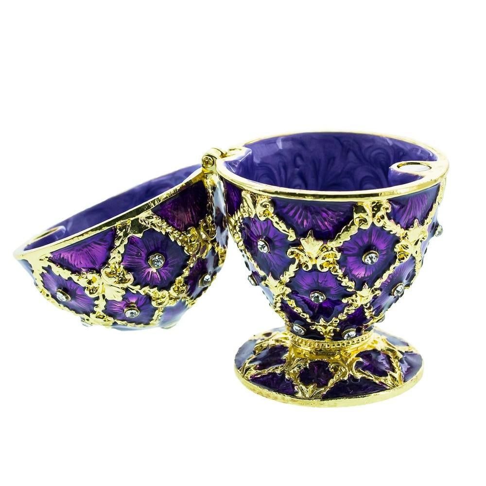 Purple Trellis Royal Inspired Easter Egg - 2