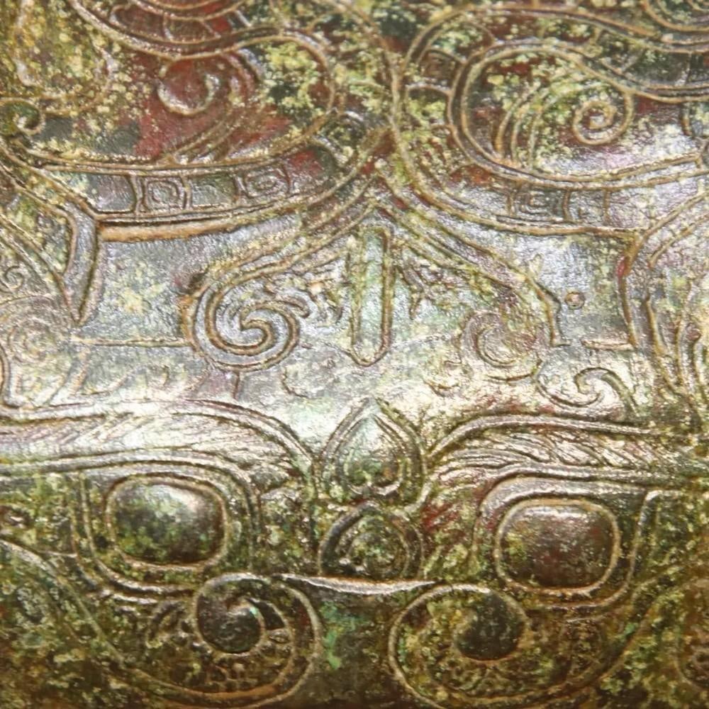 Chinese Handmade Bronze Full-Work Ox Statue - 5