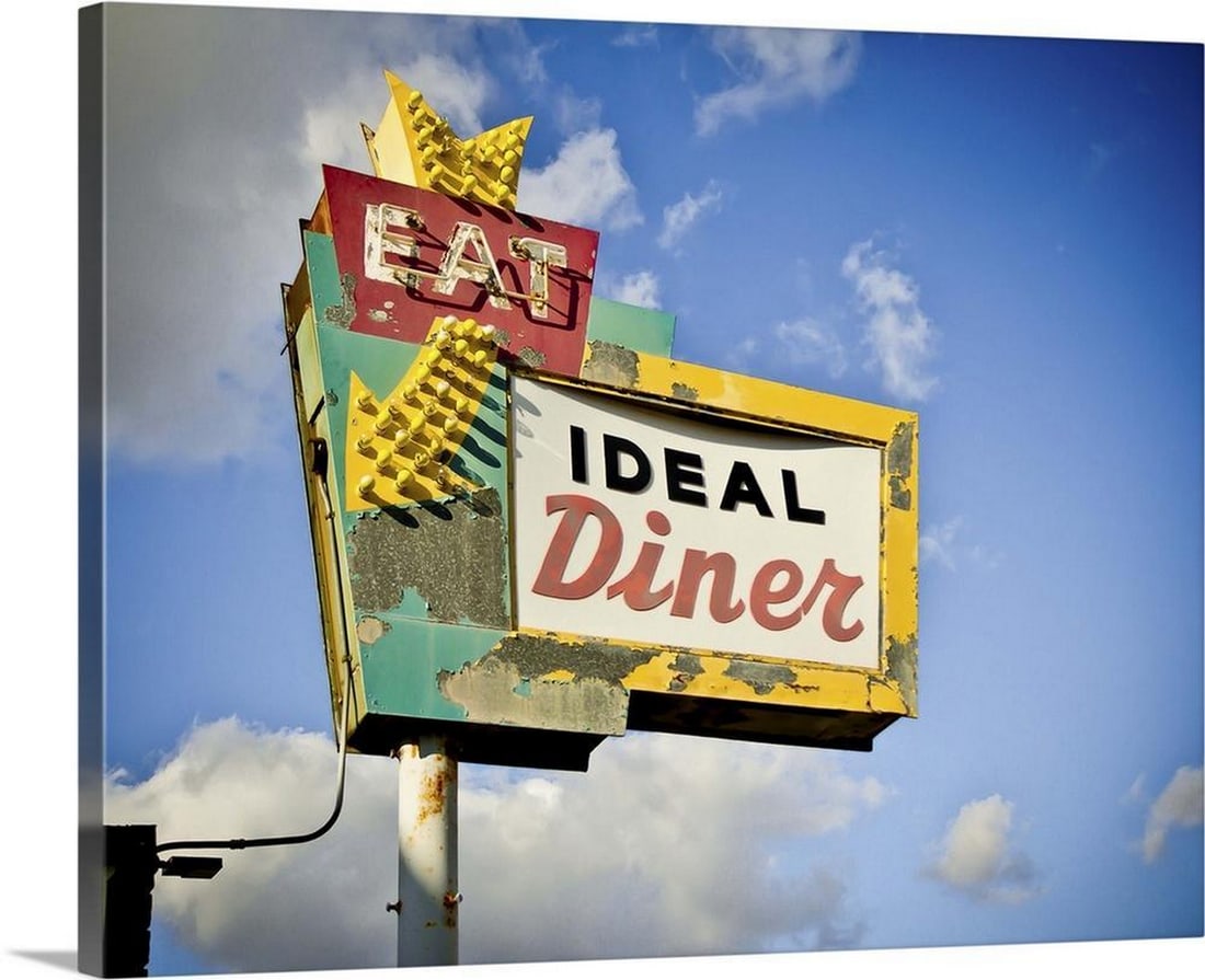 Retro Diner Canvas Print (1 of 2)