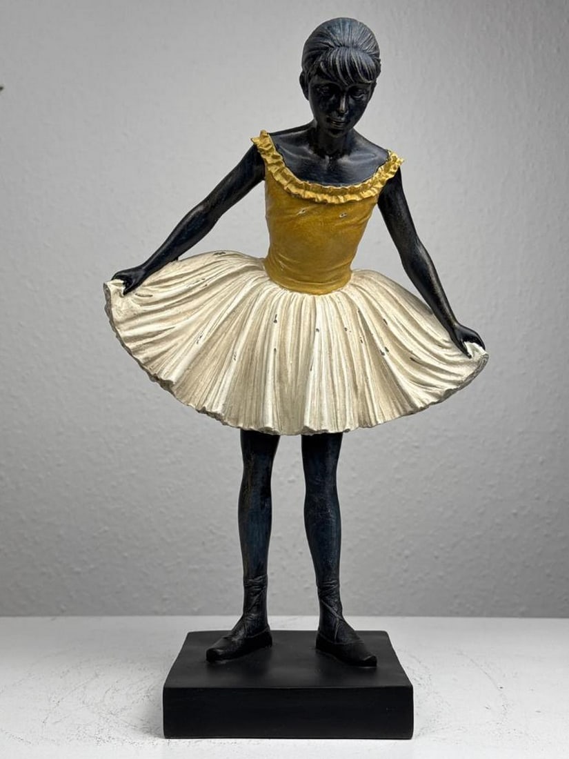 Graceful Ballerina – Degas-Inspired Resin Sculpture: Graceful Ballerina – Degas-Inspired Resin Sculpture A tribute to Edgar Degas’ iconic Little Dancer of Fourteen Years, this ballerina sculpture captures elegance, grace, and lifelike detail. Perfec