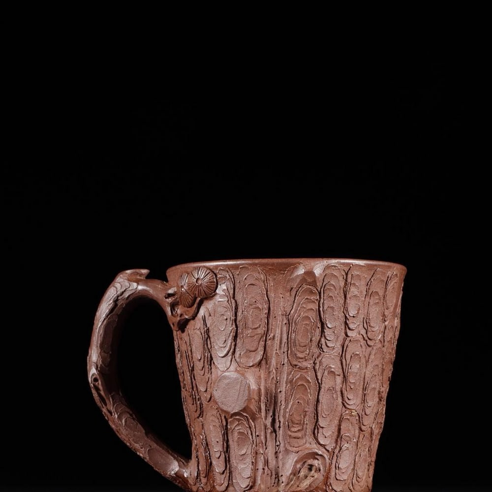Exquisite Zisha Pine-Section Style Teacup - 3