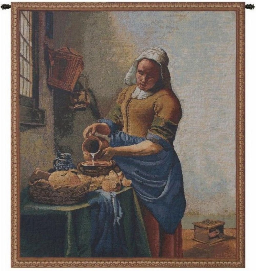 Servant Girl Belgian Wall Tapestry (1 of 3)
