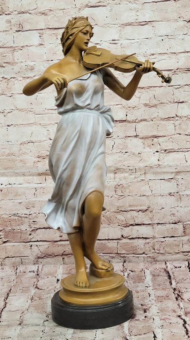 The Violinist’s Muse Bronze - 2