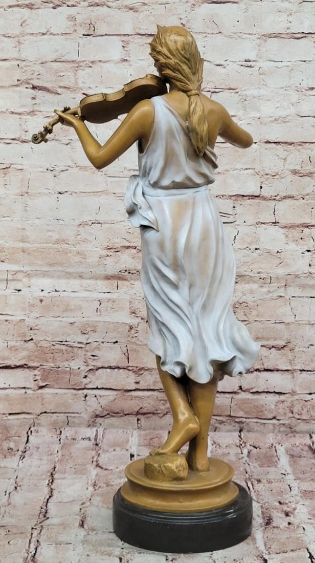 The Violinist’s Muse Bronze - 3