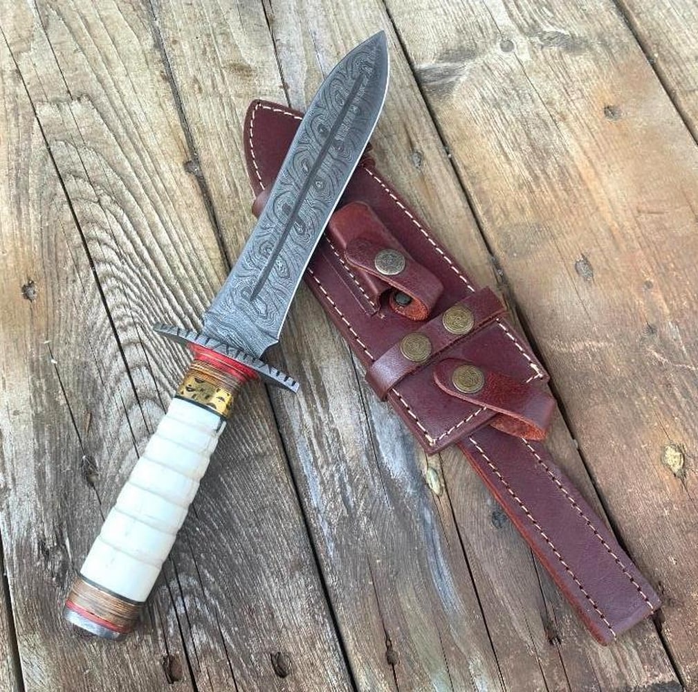 The Last Rites Damascus Dagger - 4