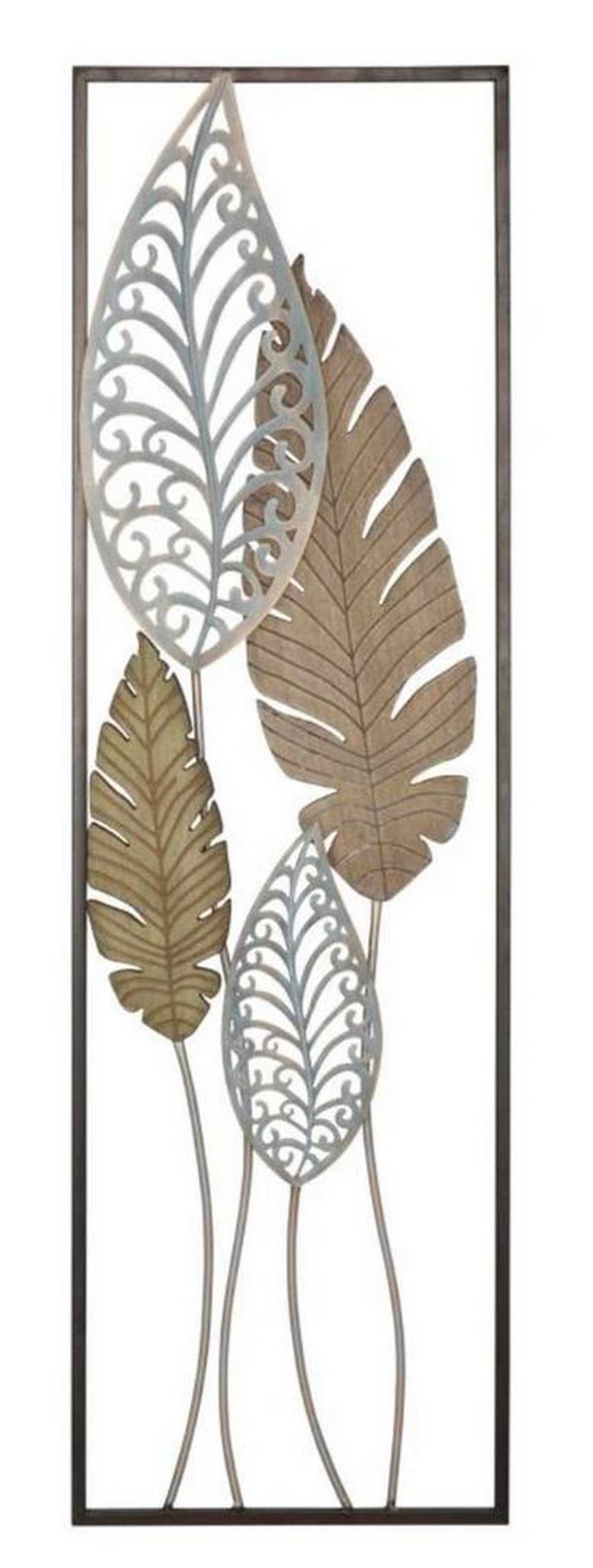 Metallic Leaf Wall Decor (1 of 7)