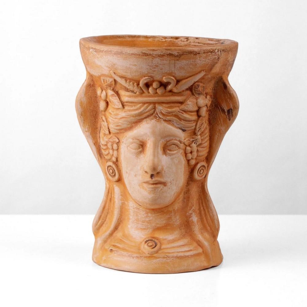 Phoenician and Punic Goddess Tanit Ceramic Incense Burner Replica (1 of 8)
