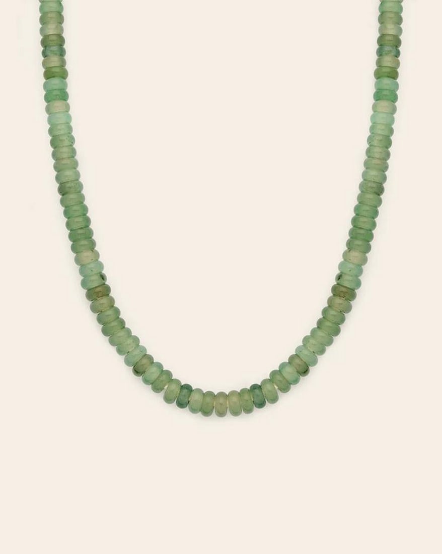 Aventurine Gemstone Necklace (1 of 2)