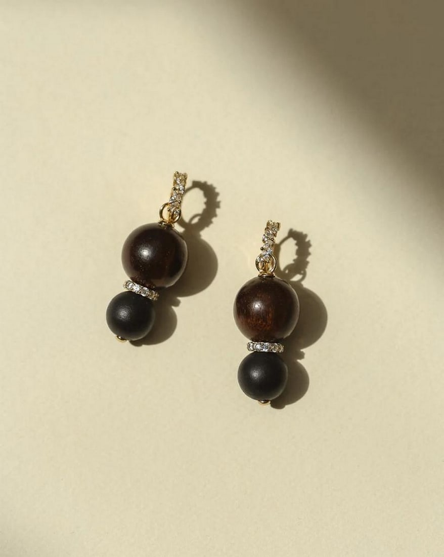 Twist & Spark Huggie Earrings - 2