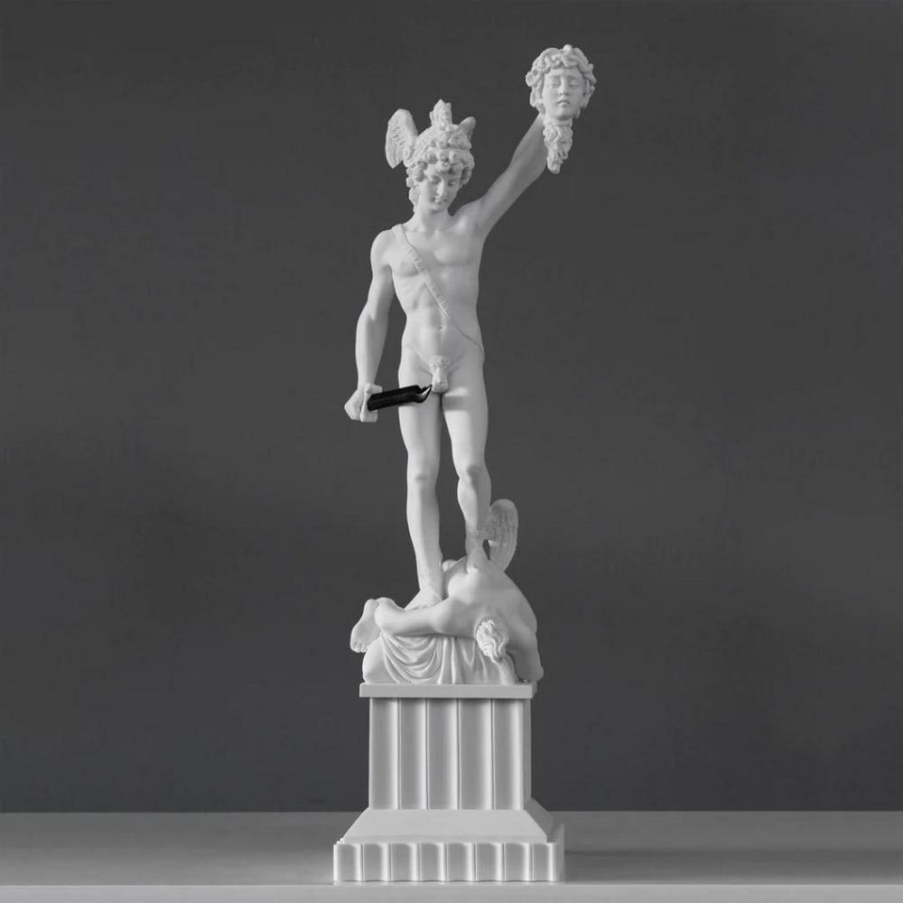 After Benvenuto Cellini "Statue of Perseus with the Head of Medusa" Sculpture - (7.9lbs) (1 of 8)