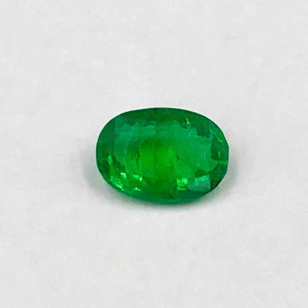 0.84ct Oval Shaped Emerald Gemstone: Oval Shaped Emerald For many, emerald is considered to be the symbol of rebirth. It is also believed to represent good fortune, youth, balance, growth, peace, and foresight Size- 7.4 x 5.3 mm, 0.84 ct
